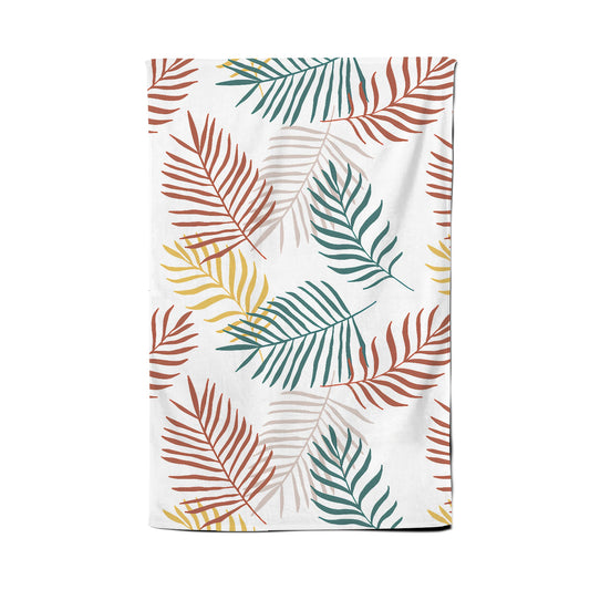 Palm Branches In Natural Colors Tea Towel