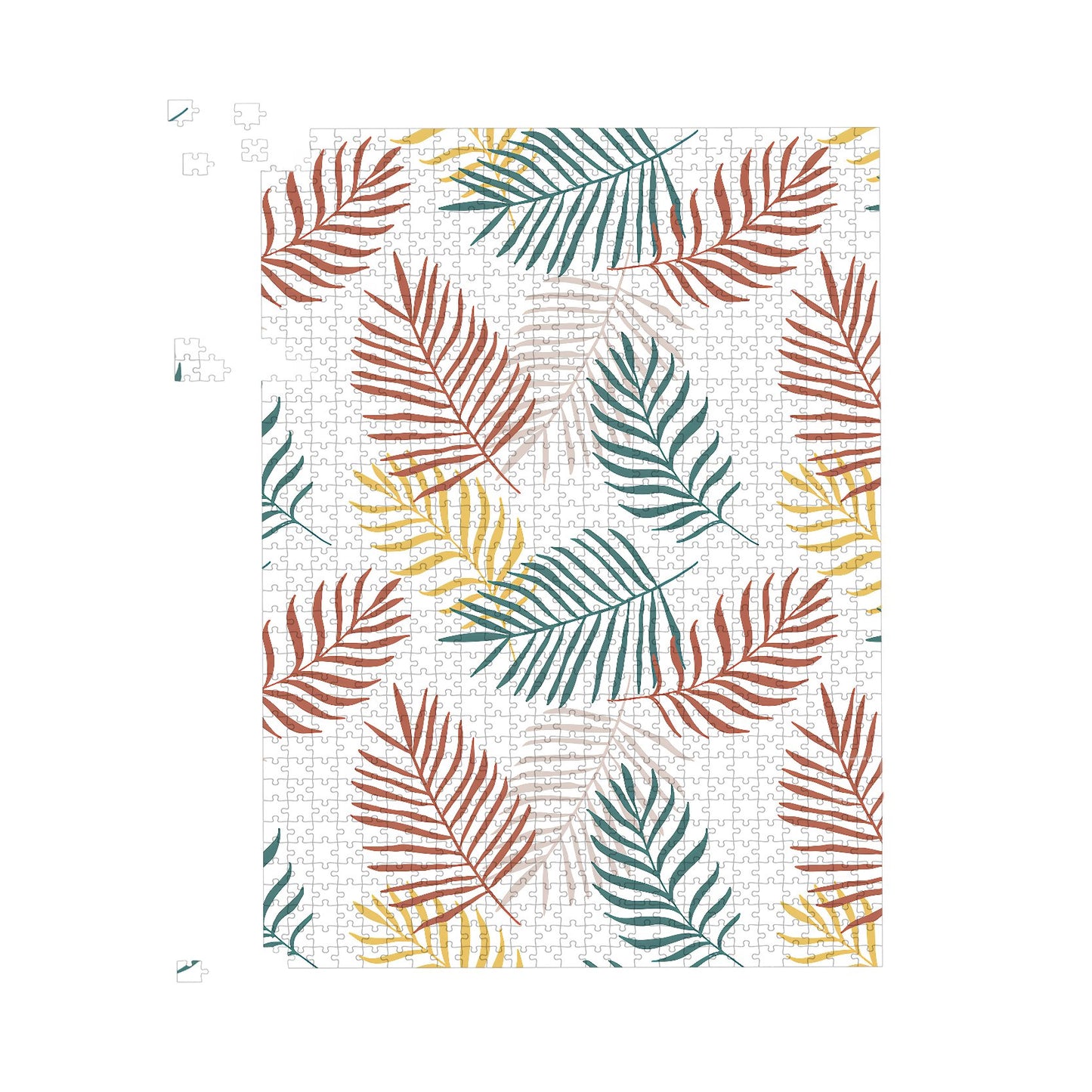 Palm Branches In Natural Colors Jigsaw Puzzle