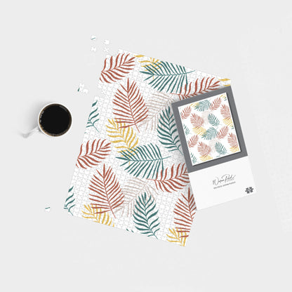 Palm Branches In Natural Colors Jigsaw Puzzle