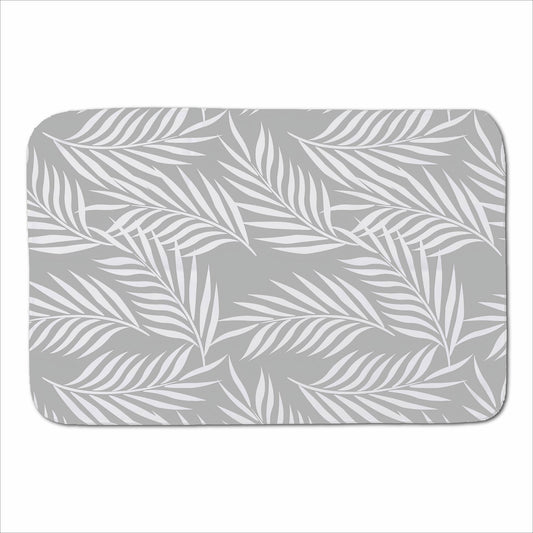 Palm Tree Leaves Sherpa Blanket
