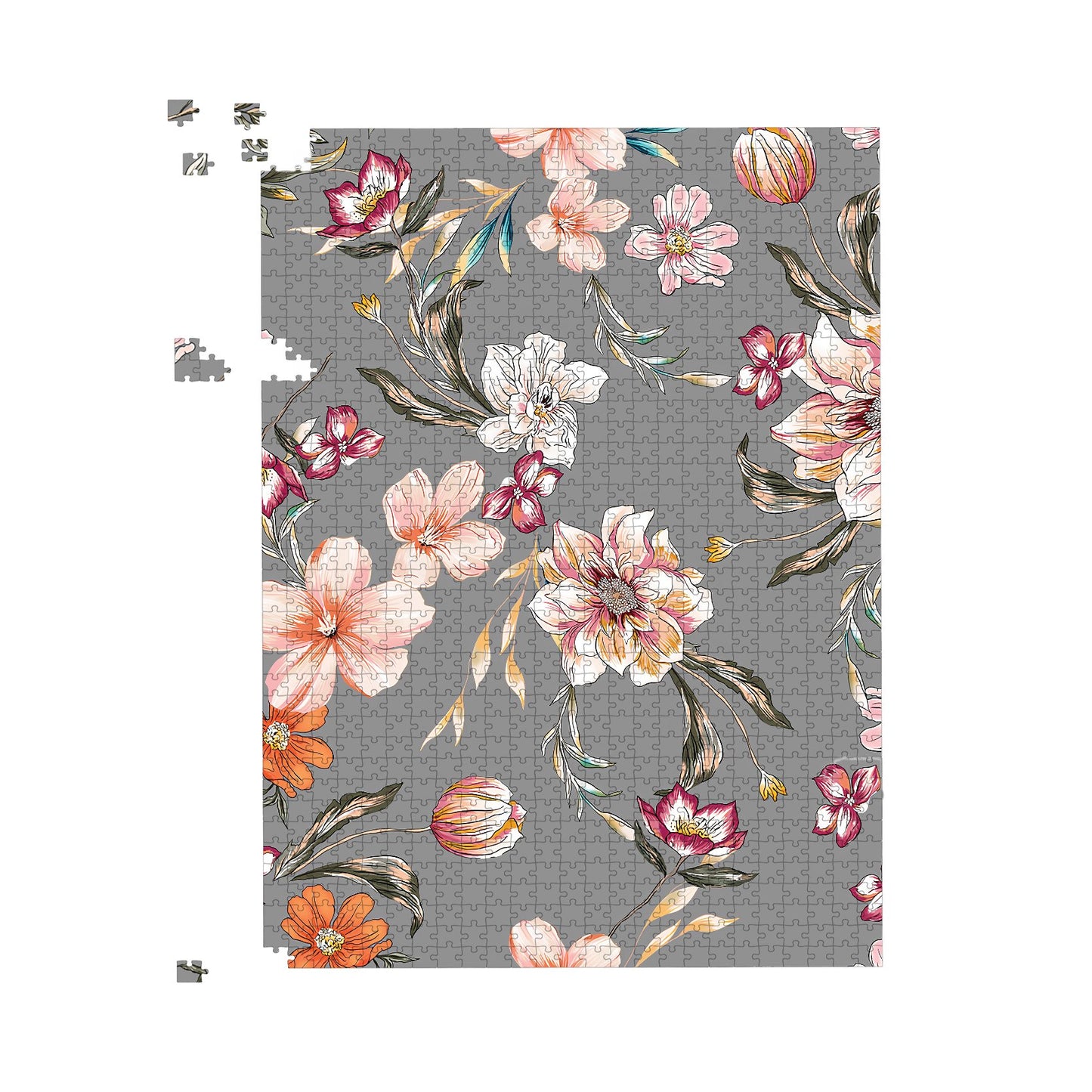 Peony, Lily, Tulip, Daisy Jigsaw Puzzle