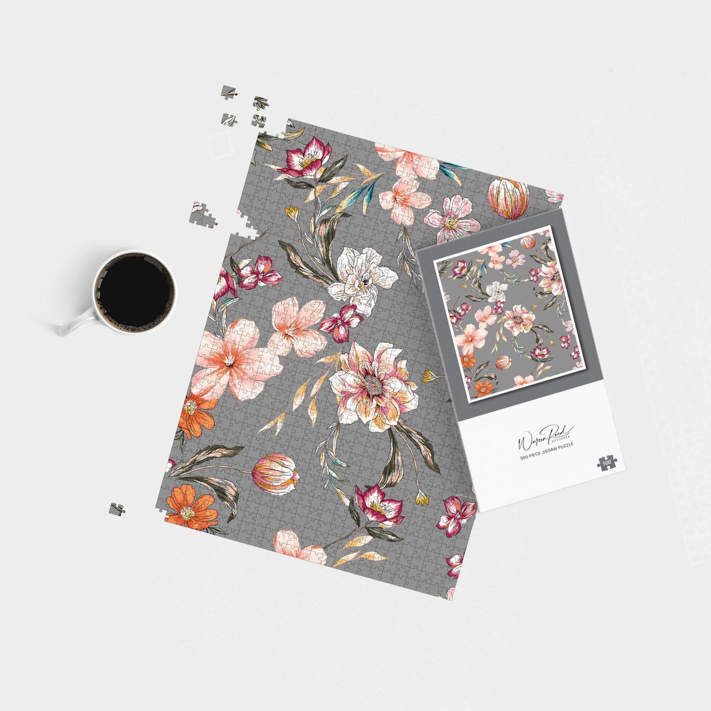 Peony, Lily, Tulip, Daisy Jigsaw Puzzle
