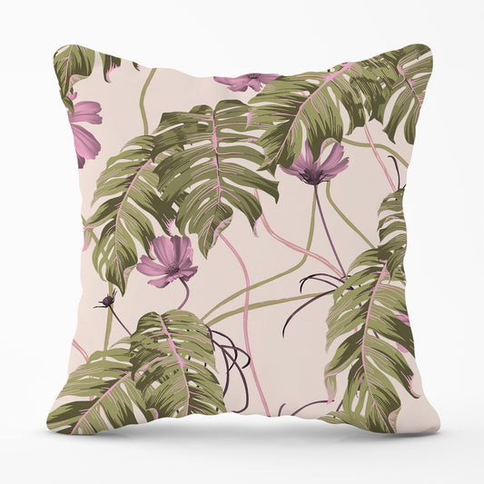 Pink Cosmos Flowers Cushions