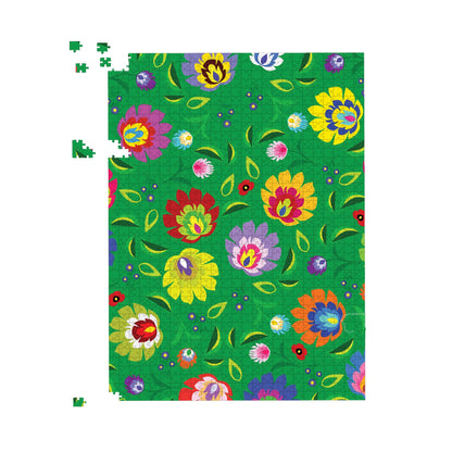 Polish Folk Floral Jigsaw Puzzle