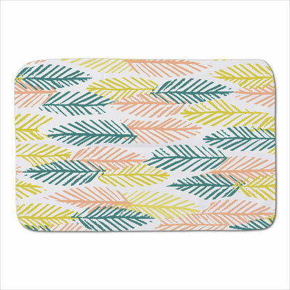 Scandinavian Style Foliage Sherpa Blanket