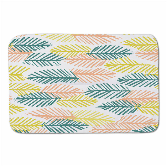 Scandinavian Style Foliage Sherpa Blanket