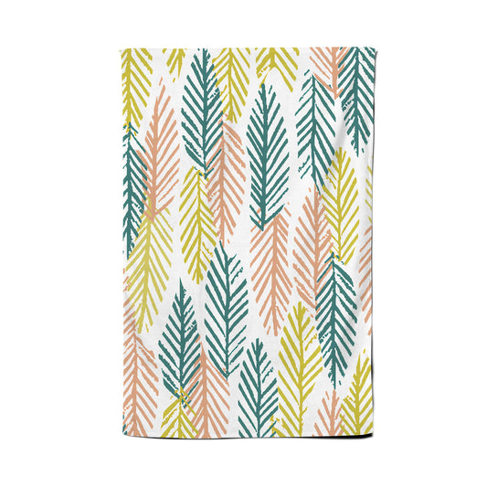 Scandinavian Style Foliage Tea Towel