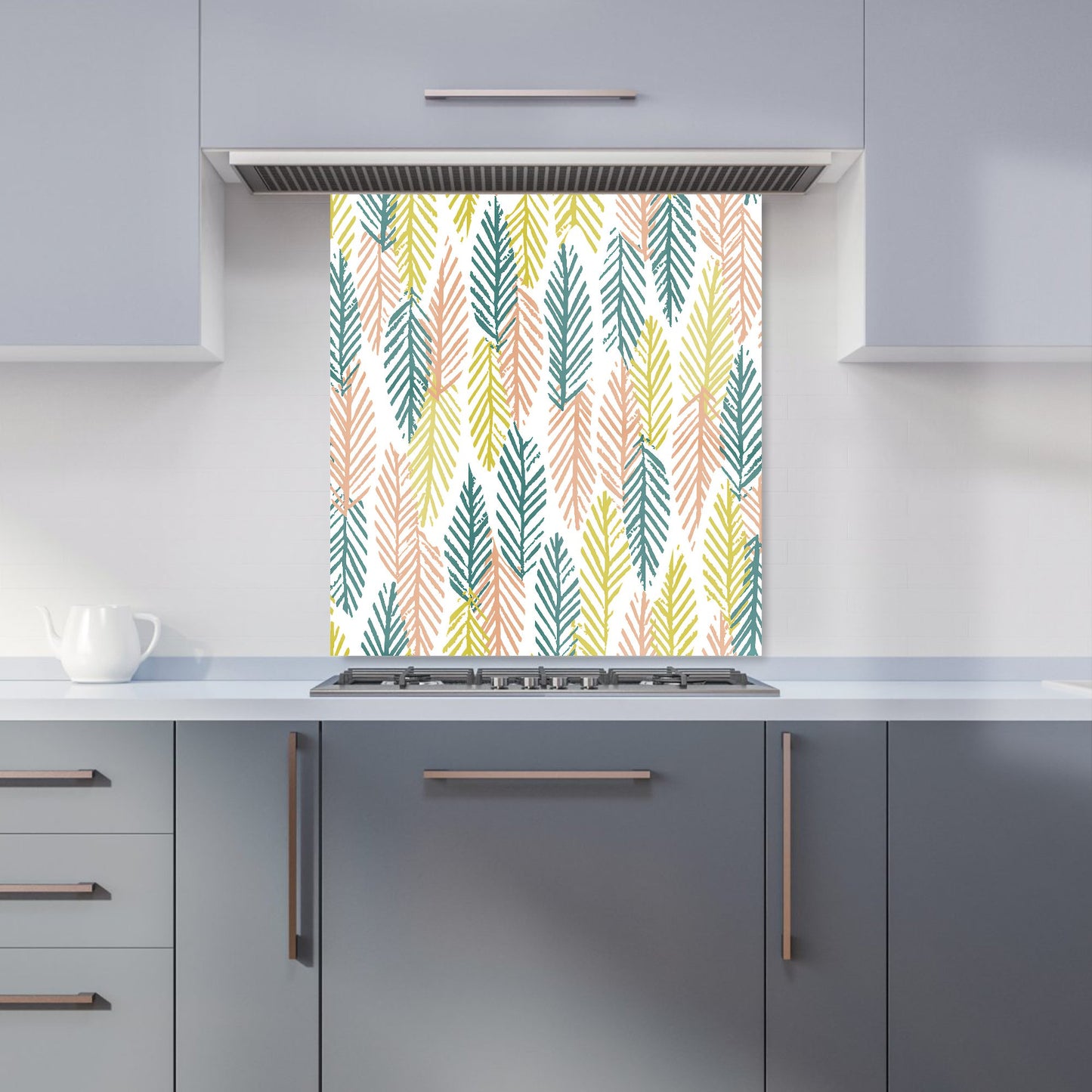 Scandinavian Style Foliage Kitchen Splashback