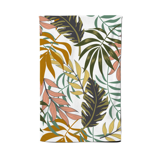 Tropical Leaves Tea Towel