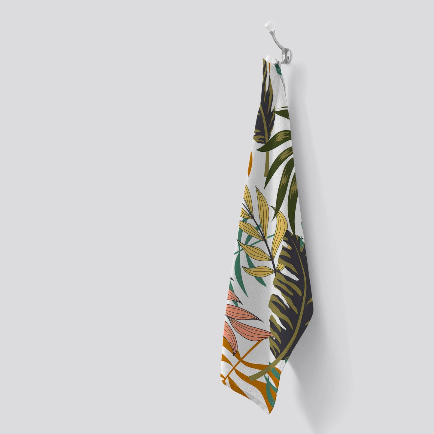 Tropical Leaves Tea Towel