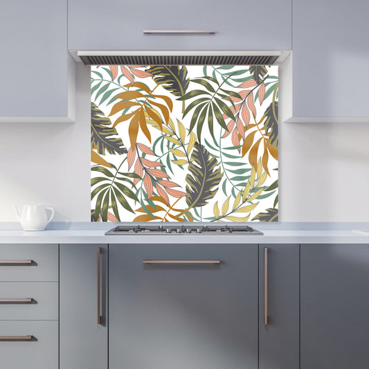 Tropical Leaves Kitchen Splashback