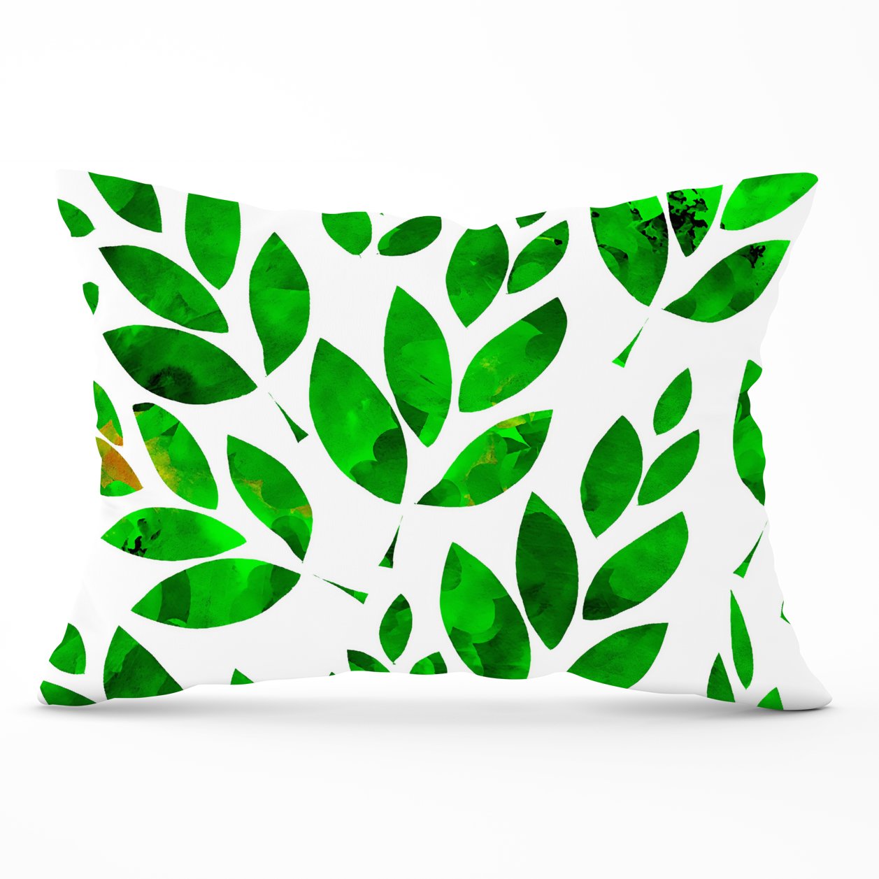 Watercolor Abstract Leaves Cushions
