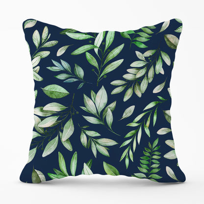 Watercolor Leaves Cushions