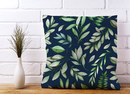 Watercolor Leaves Cushions