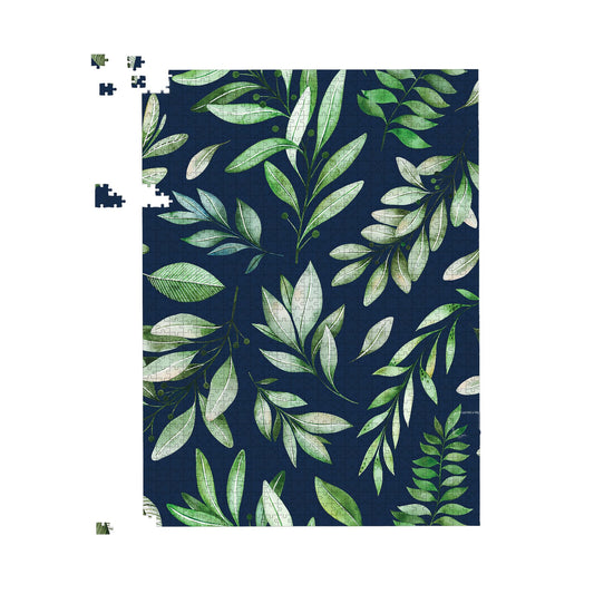 Watercolor Leaves Jigsaw Puzzle