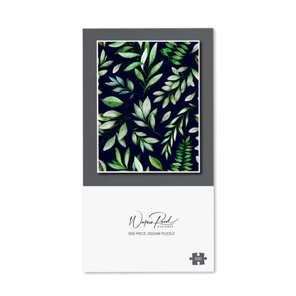 Watercolor Leaves Jigsaw Puzzle