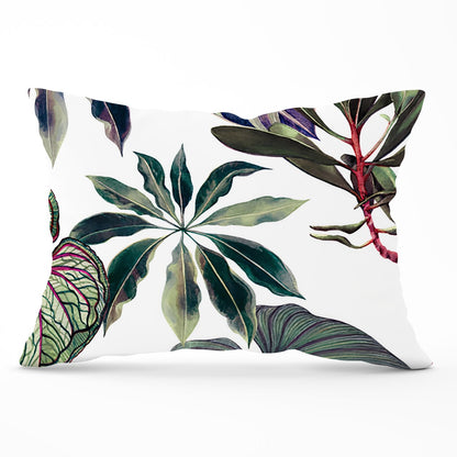 Watercolor Tropical Leaf Cushions