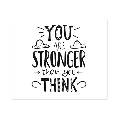 You Are Stronger Than You Think Kitchen Splashback