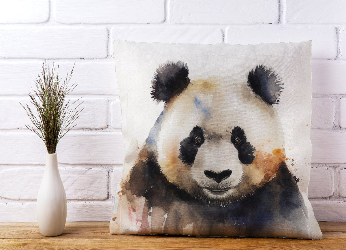 Panda Watercolour Cushions