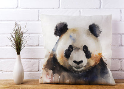 Panda Watercolour Cushions