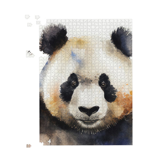 Panda Watercolour Jigsaw Puzzle