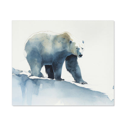 Polar Bear Watercolour Kitchen Splashback