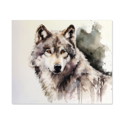 Loyal Wolf Watercolour Kitchen Splashback