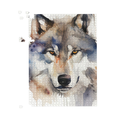 Wolf Watercolour Jigsaw Puzzle