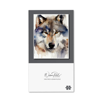 Wolf Watercolour Jigsaw Puzzle