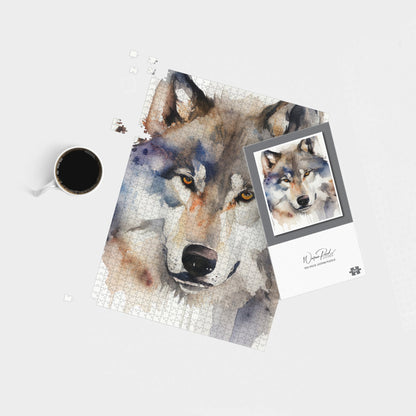 Wolf Watercolour Jigsaw Puzzle