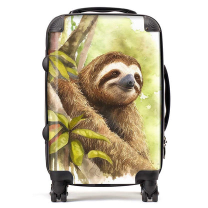 Sloth Watercolour Suitcase
