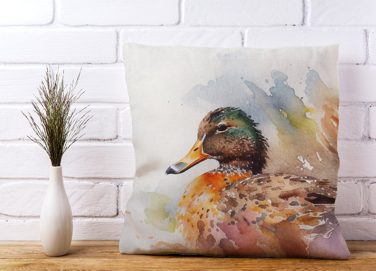 Mallard Watercolour Cushions