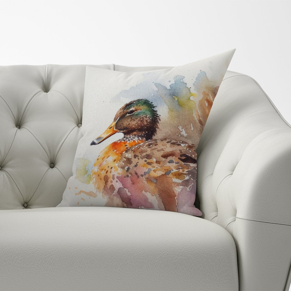 Mallard Watercolour Cushions