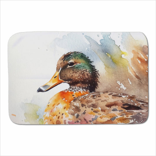 Mallard Watercolour Sherpa Blanket
