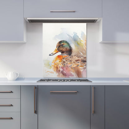 Mallard Watercolour Kitchen Splashback
