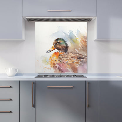Mallard Watercolour Kitchen Splashback
