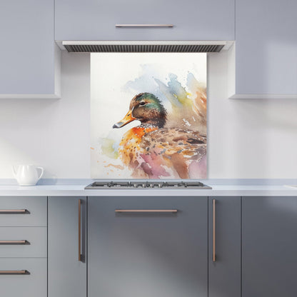 Mallard Watercolour Kitchen Splashback