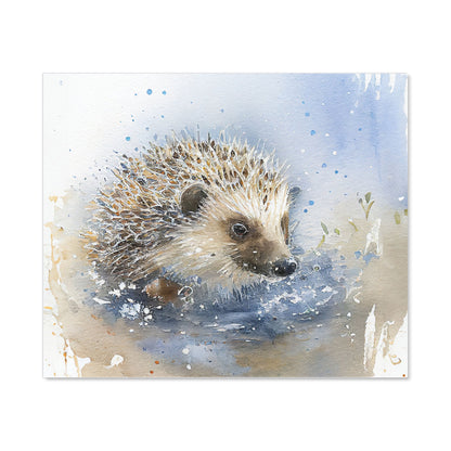 Hedgehog Watercolour Kitchen Splashback