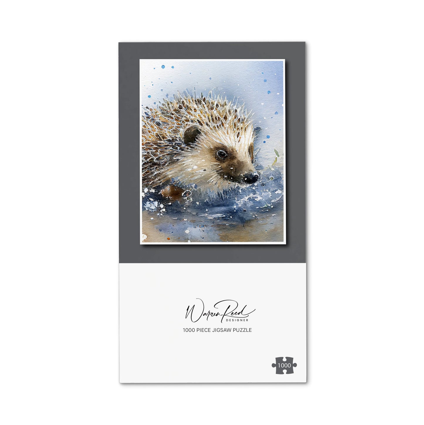 Hedgehog Watercolour Jigsaw Puzzle