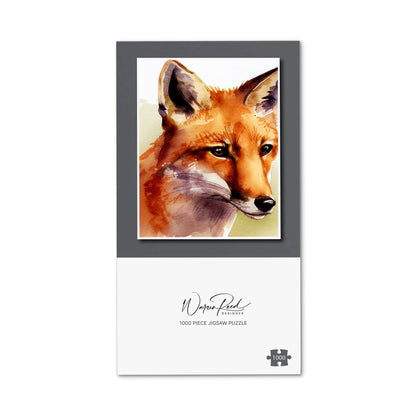 Fox Watercolour Jigsaw Puzzle