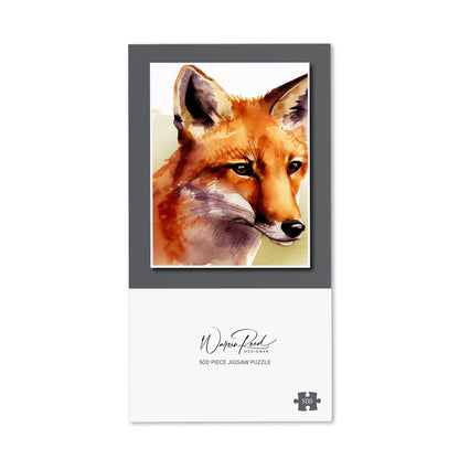 Fox Watercolour Jigsaw Puzzle