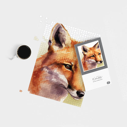 Fox Watercolour Jigsaw Puzzle