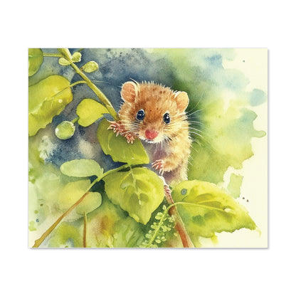Dormouse Watercolour Kitchen Splashback