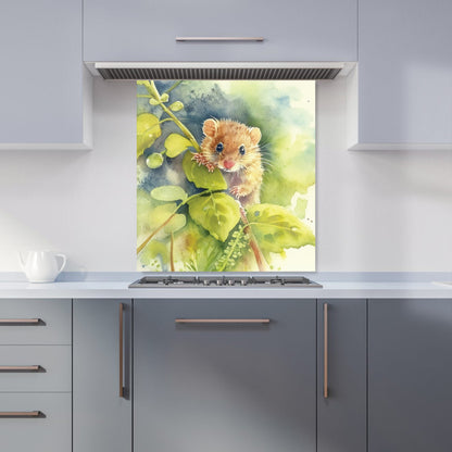 Dormouse Watercolour Kitchen Splashback