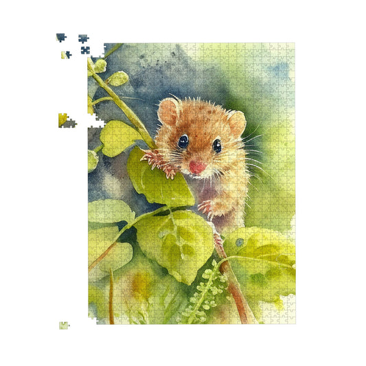 Dormouse Watercolour Jigsaw Puzzle