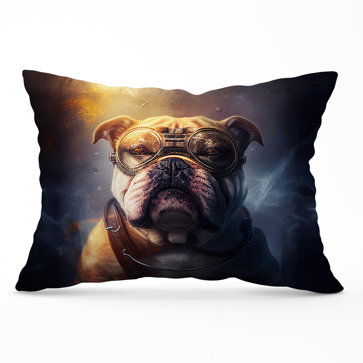 Bulldog Splashart Golden Cushions