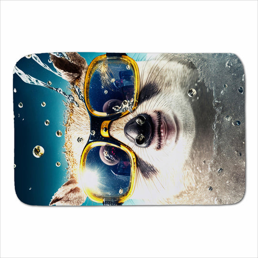 Dormouse With Glasses Splashart Sherpa Blanket