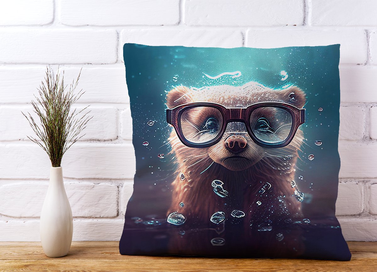 Ferret Splashart Water Cushions