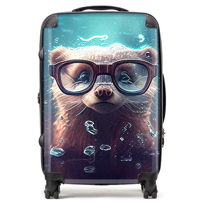 Ferret Splashart Water Suitcase