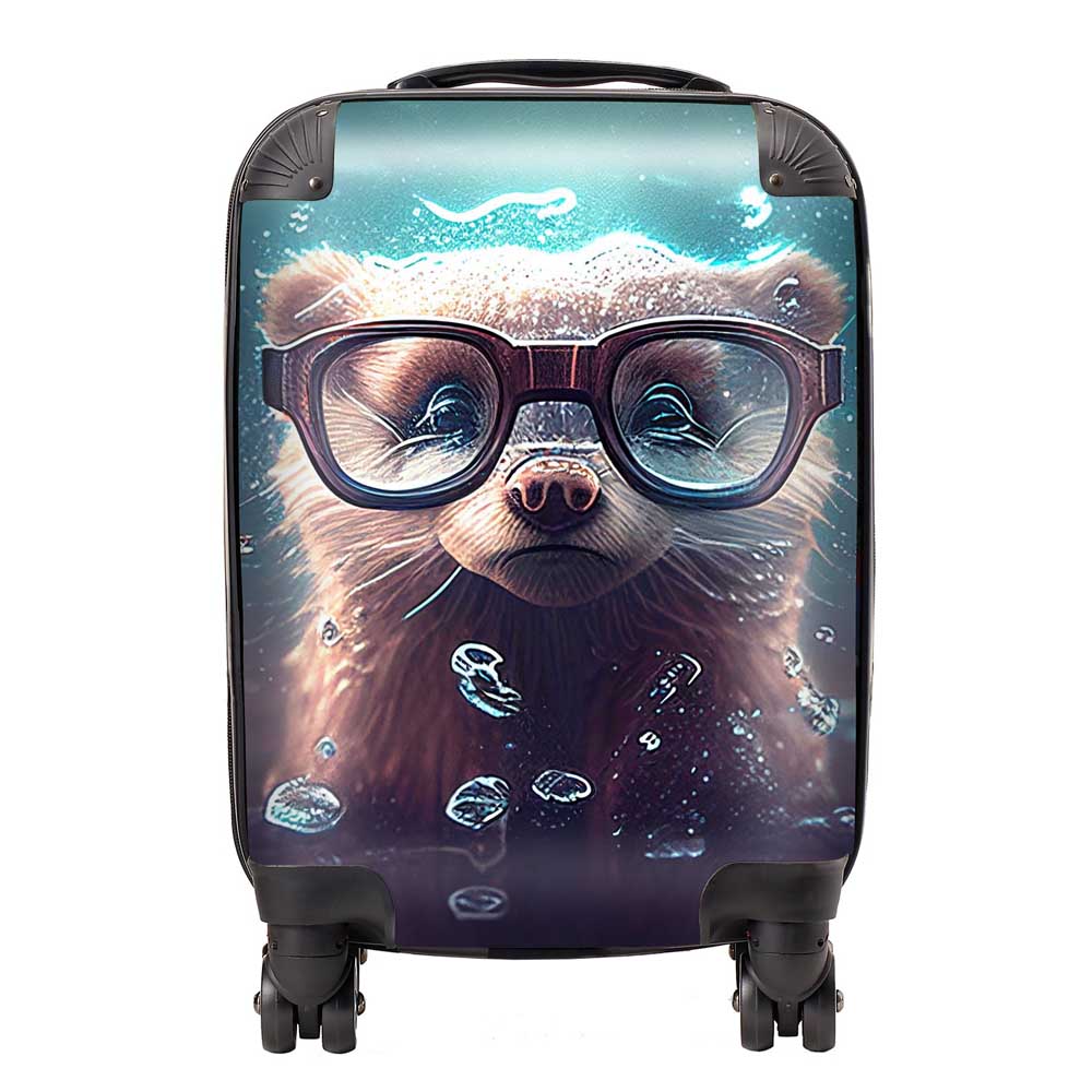 Ferret Splashart Water Suitcase